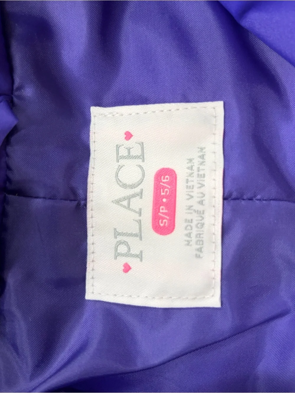 The Childrens Place lightweight quilted